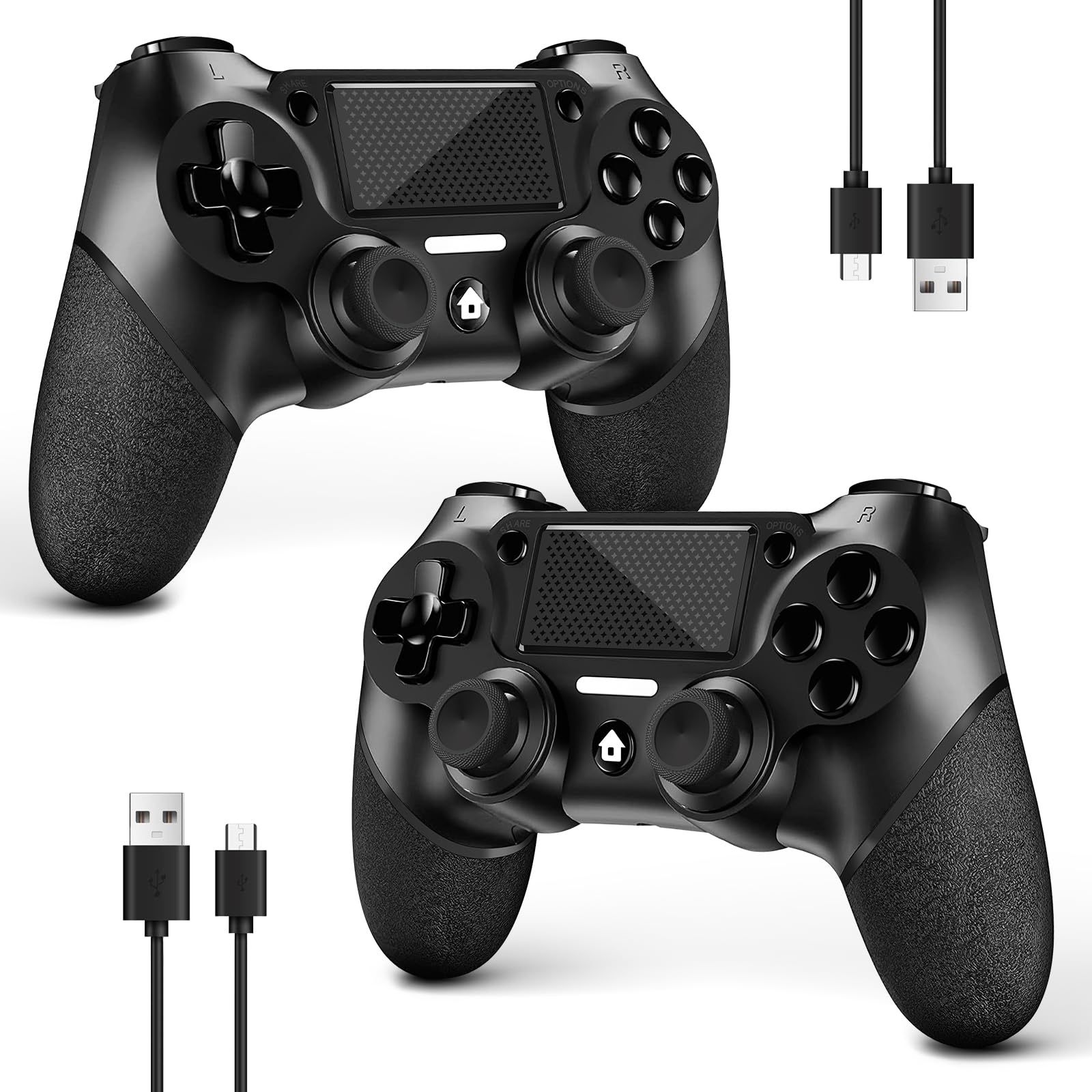 Amazon.com: AceGamer 2 Pack Wireless Controller for P4, with Non